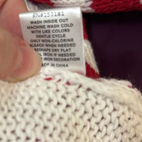 Grayson Threads American Flag 🇺🇸 Americana Knit Cotton Blend Sweater Sz S - Picture 7 of 9